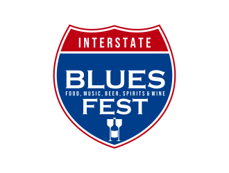 Interstate Blues Fest logo design by ammad
