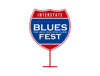 Interstate Blues Fest logo design by ammad