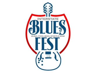 Interstate Blues Fest logo design by daywalker