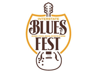 Interstate Blues Fest logo design by daywalker