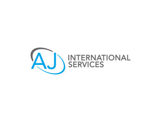 AJ International Services logo design by ellsa