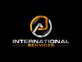 AJ International Services logo design by akhi