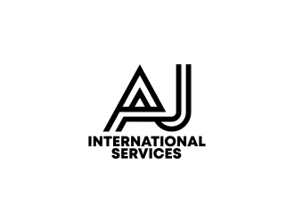 AJ International Services logo design by ekitessar