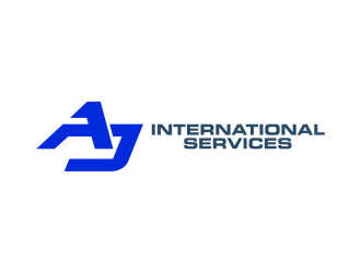 AJ International Services logo design by ekitessar