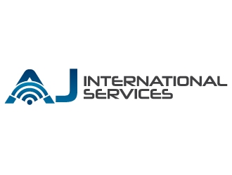 AJ International Services logo design by J0s3Ph