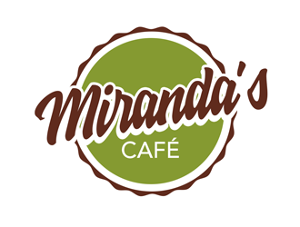 Mirandas Café logo design by kunejo