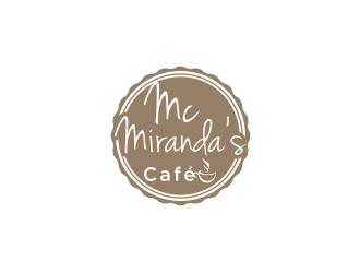 Mirandas Café logo design by bricton