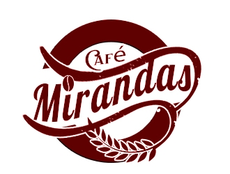Mirandas Café logo design by bougalla005