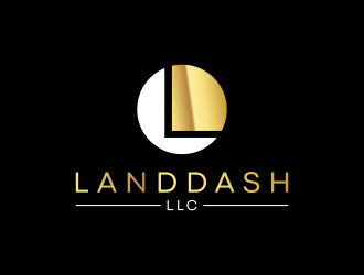 Landdash LLC logo design by ubai popi