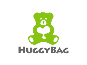 HuggyBag logo design by Panara