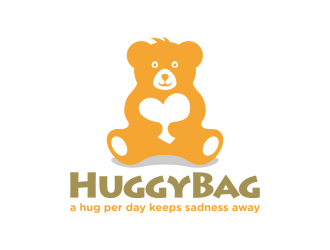 HuggyBag logo design by Panara