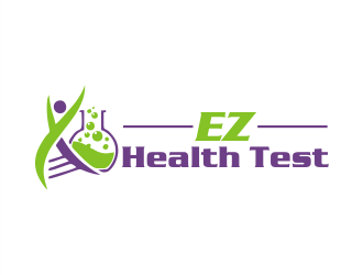 EZ Health Test logo design by Gwerth