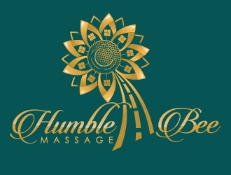 HumbleBee Massage logo design by dorijo