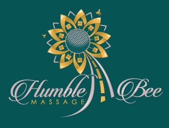 HumbleBee Massage logo design by dorijo