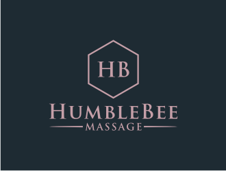 HumbleBee Massage logo design by johana
