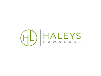 Haleys Lawncare  logo design by alby
