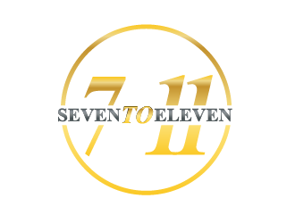Seven to Eleven logo design by justin_ezra