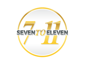 Seven to Eleven logo design by justin_ezra