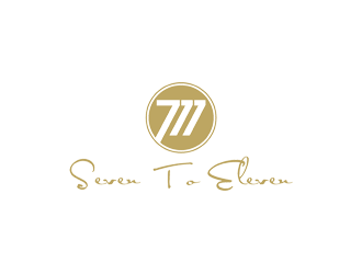Seven to Eleven logo design by alby