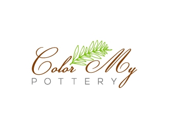 Color My Pottery logo design by aryamaity