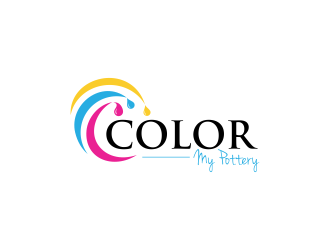 Color My Pottery logo design by ammad