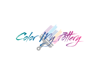 Color My Pottery logo design by ammad