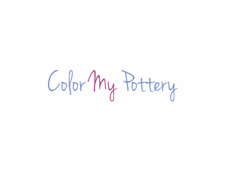 Color My Pottery logo design by hopee