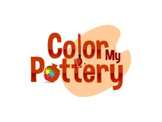 Color My Pottery logo design by mrdesign