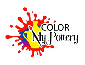 Color My Pottery logo design by ingepro