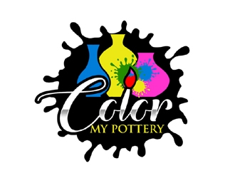Color My Pottery logo design by ingepro