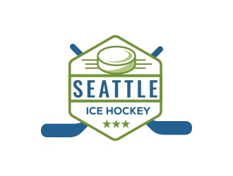 Seattle Ice Hockey logo design by aryamaity