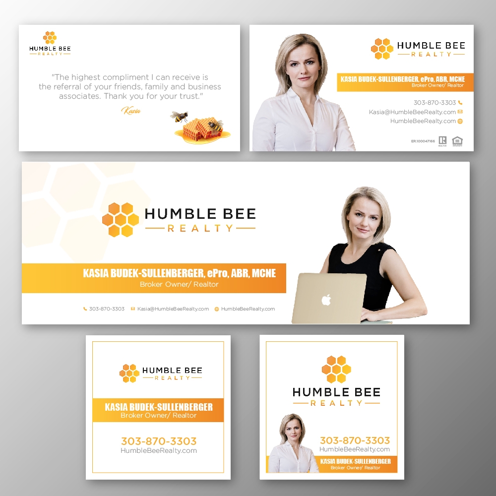 Humble Bee Realty logo design by jhon01