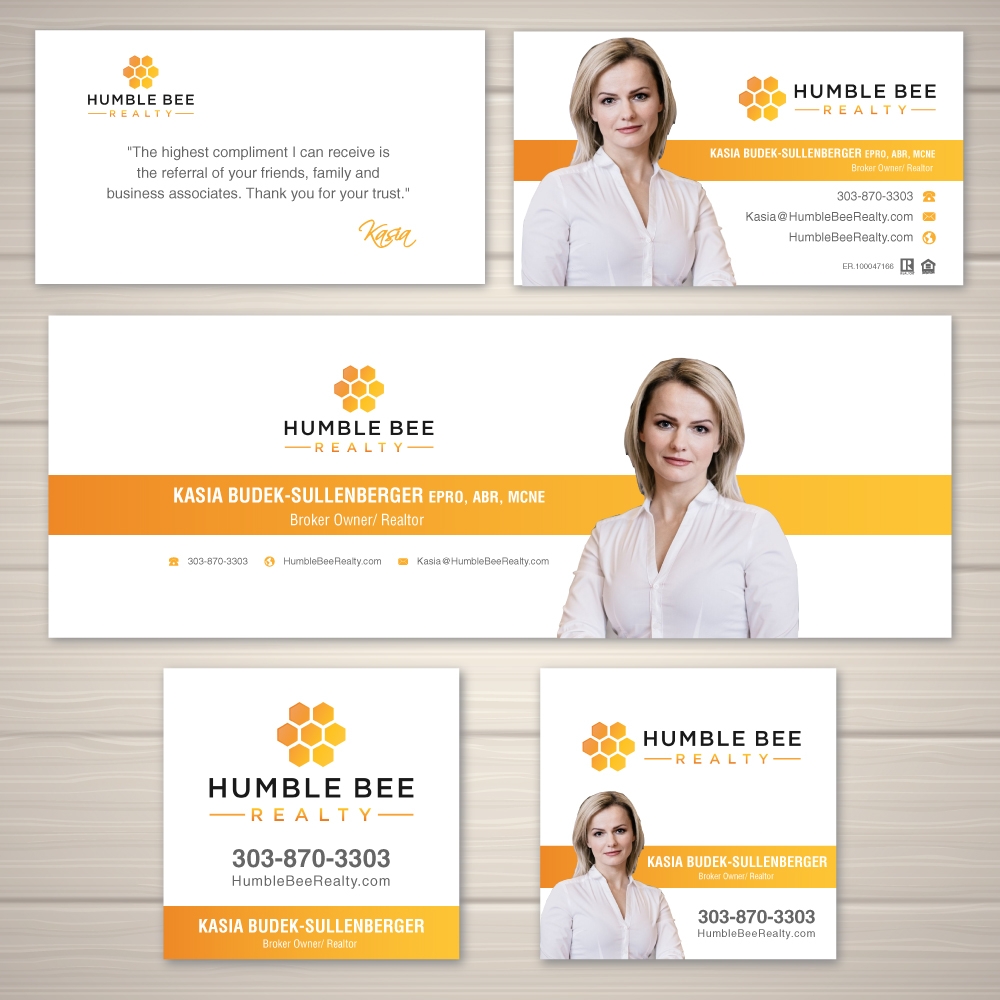 Humble Bee Realty logo design by labo