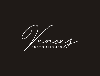 Vences Custom Homes logo design by bricton