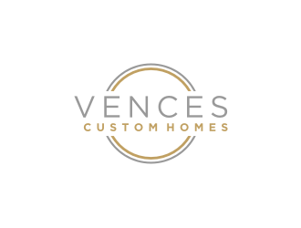 Vences Custom Homes logo design by bricton