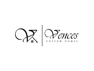 Vences Custom Homes logo design by ellsa