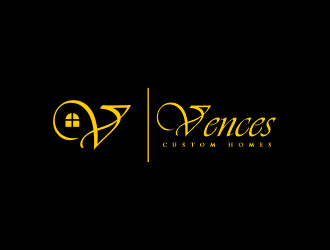 Vences Custom Homes logo design by ellsa