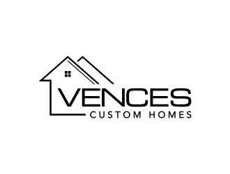 Vences Custom Homes logo design by ellsa