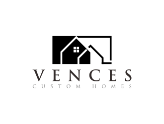 Vences Custom Homes logo design by ellsa