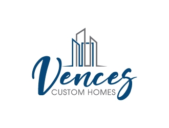 Vences Custom Homes logo design by J0s3Ph