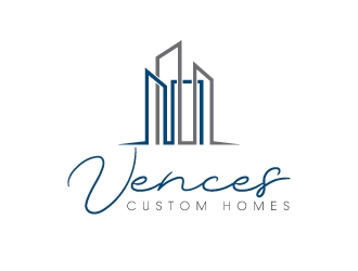 Vences Custom Homes logo design by J0s3Ph