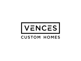 Vences Custom Homes logo design by N3V4