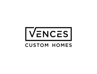 Vences Custom Homes logo design by N3V4