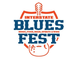 Interstate Blues Fest logo design by daywalker