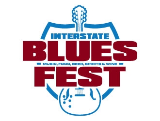 Interstate Blues Fest logo design by daywalker