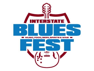 Interstate Blues Fest logo design by daywalker