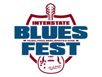 Interstate Blues Fest logo design by daywalker