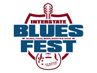Interstate Blues Fest logo design by daywalker