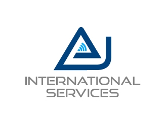 AJ International Services logo design by aRBy
