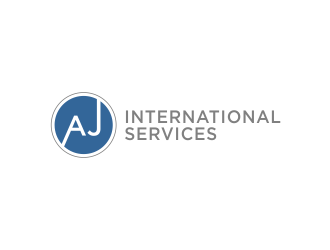 AJ International Services logo design by akhi